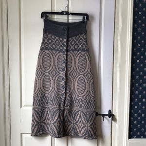 Beautiful alpaca/wool knit skirt.